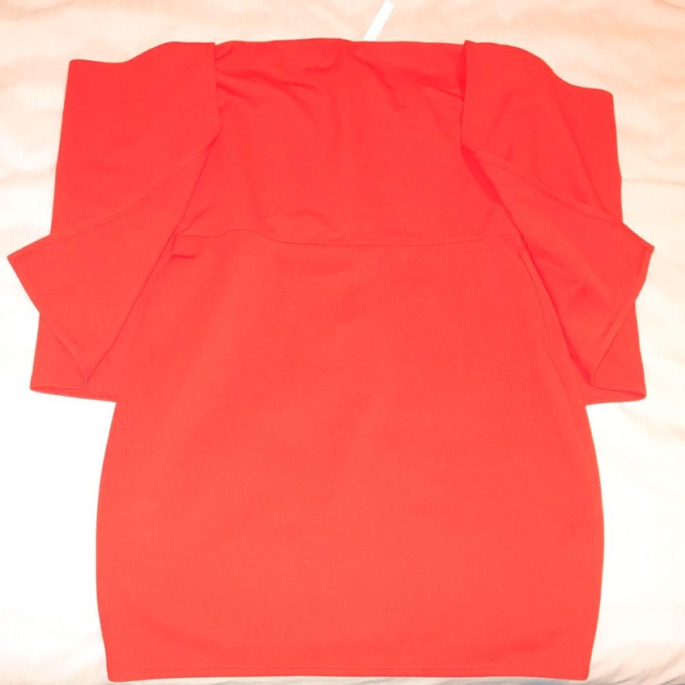 ASOS Red Mini Cape Dress